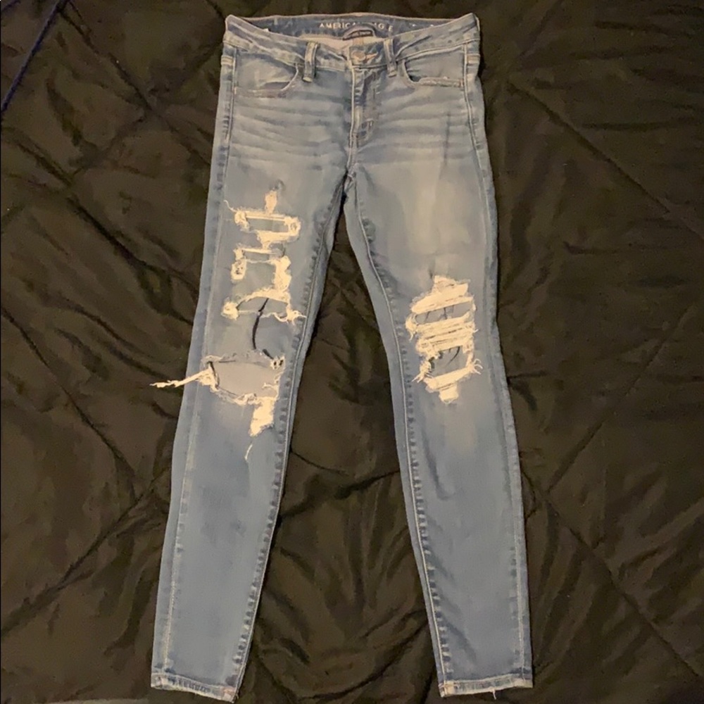 Light blue jeans
